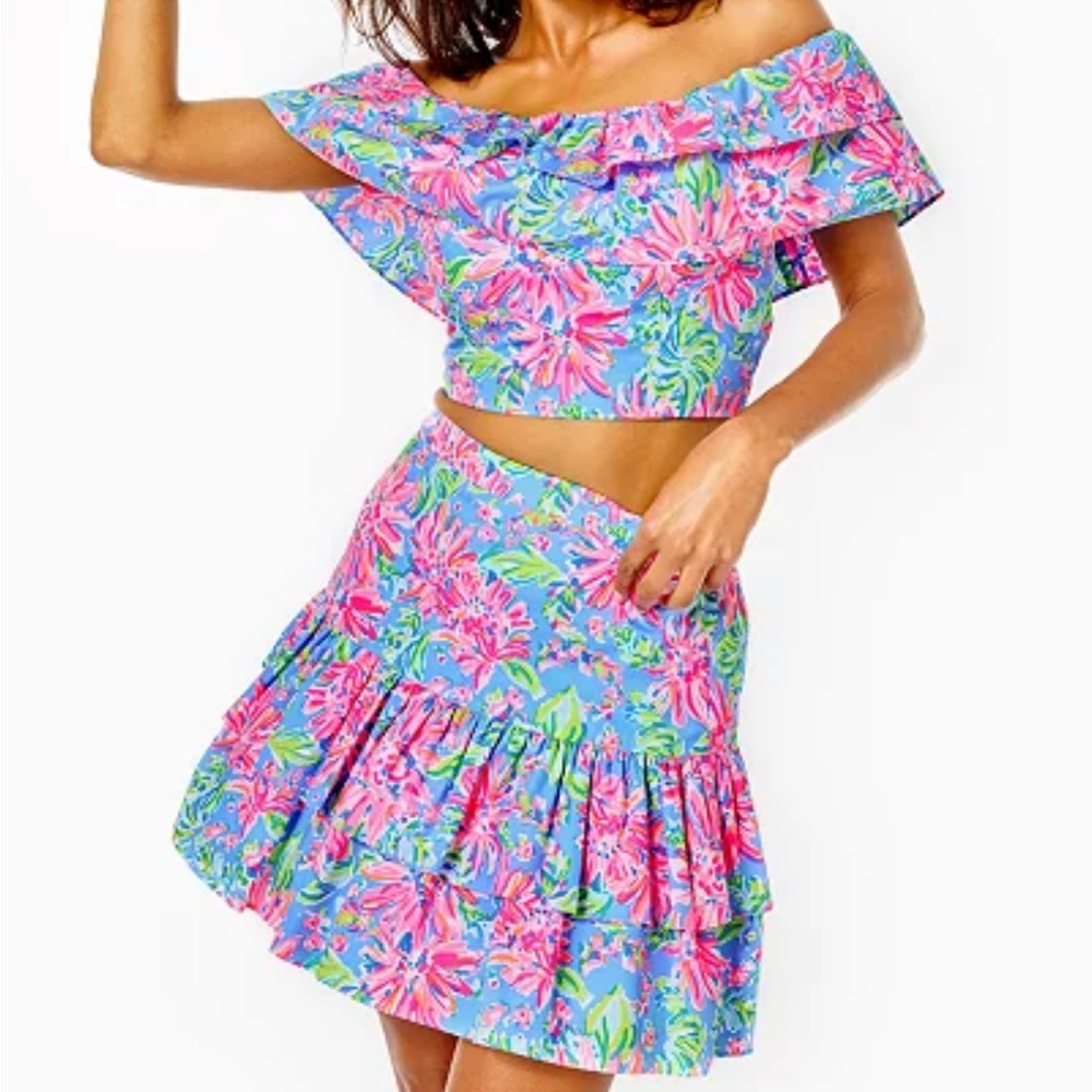 NWT Lilly Pulitzer two piece set size 2 floral